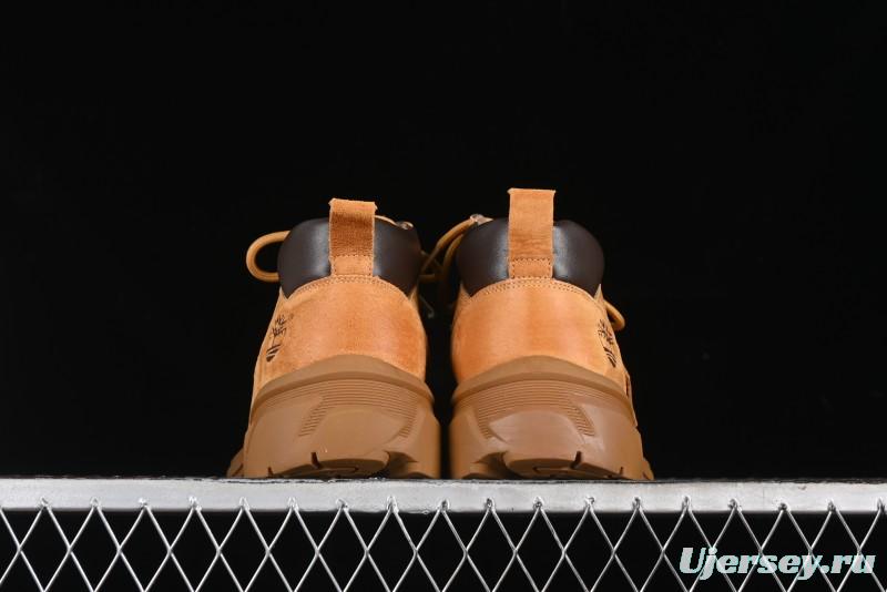 Timberland Outdoor Mid-Top Casual Martin Boots with Premium Italian Suede Leather - TB10059YELLOW