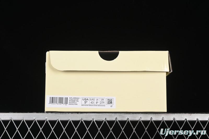 Nike Travis Scott x Fragment Design x Air Jordan 1 Low OG SP AJ1 Low-top Casual Sneakers - XY2688-115