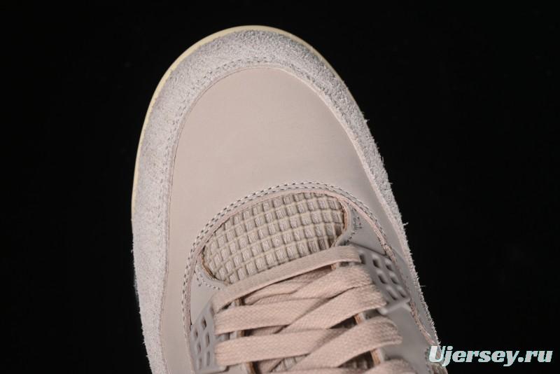 Nike A Ma Maniere x Air Jordan 4 Retro "Fossil Stone" Sneakers - FZ4810-200