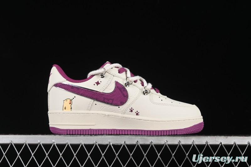 Nike Air Force 1 '07 Low x Capybara "Flute Blowing Boy" Casual Lace-Up Sneakers - LV0506-660