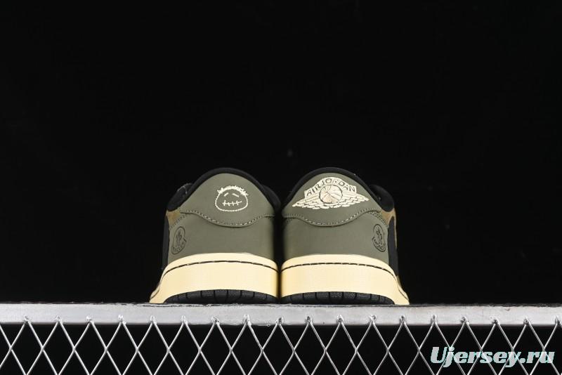Nike Travis Scott x Fragment Design x Air Jordan 1 Low OG SP AJ1 Sneakers - CH6336-007
