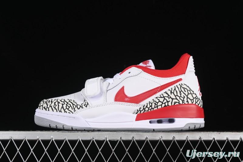 Nike Air Jordan Legacy 312 Low Sneakers with Velcro Strap and Triple Design - FQ7827-106