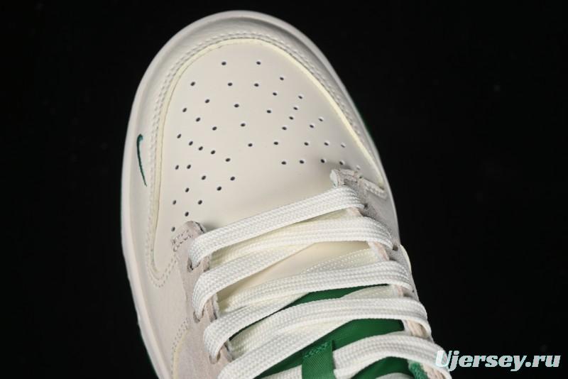 Nike SB Dunk Low Gucci Collaboration - Custom White Swoosh Leather Patch Anniversary Edition Low-Top Casual Skate Shoes - KK1688-052