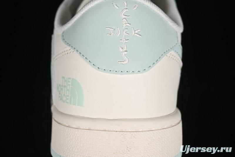 Nike Travis Scott x Fragment Design x Air Jordan 1 Low OG SP AJ1 Supreme North Face Collaboration - XZ5158-001