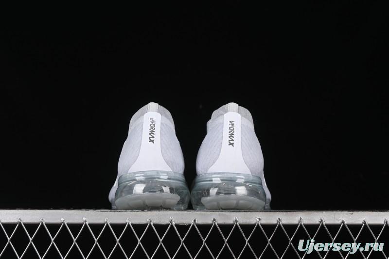 Nike Vapormax Flyknit Breathable Casual Running Shoes with Full-Length Air Cushion - 849558-100