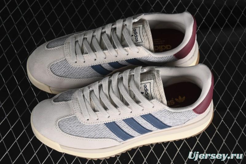 Adidas Originals SL 72 Retro Running Shoes with Nylon Upper and Rubber Outsole - JI2500