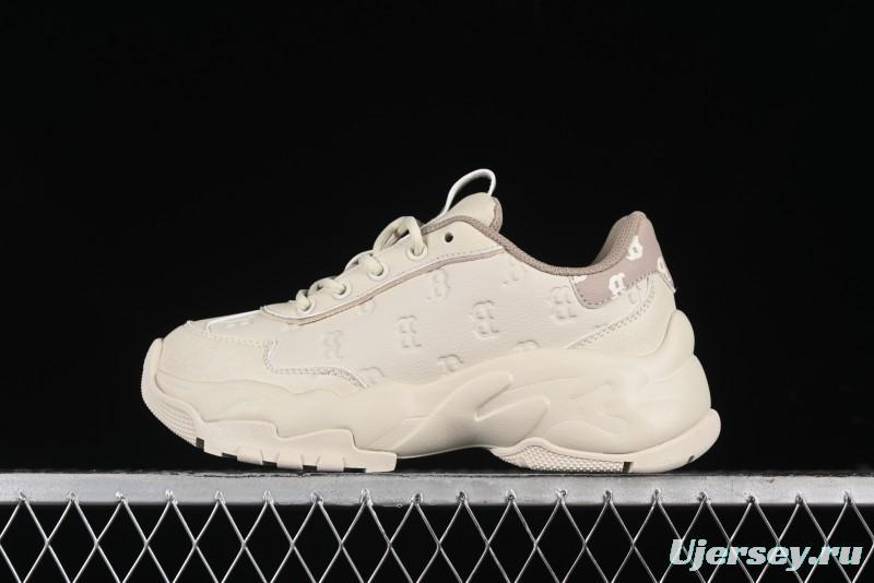 New York Yankees MLB Bigball Chunky Embo Monogram Thick Sole Sandals - 3ASHBEM4N43BGS