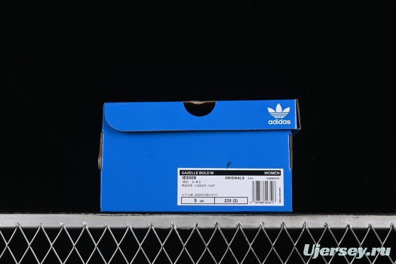 Adidas Originals Gazelle Bold IE6508 Low-Top Sneakers with Thick Sole for Casual Wear, Non-Slip and Durable - IE6508