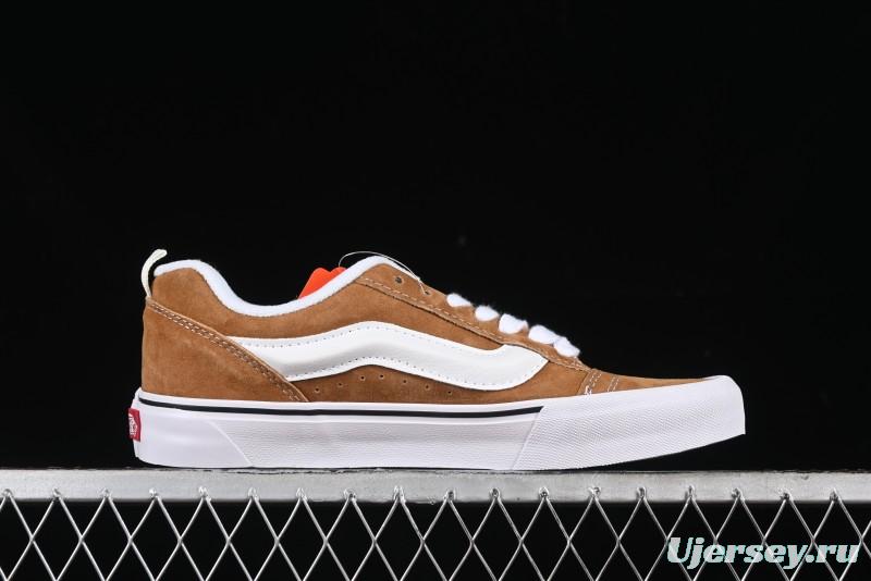 Vans Classics Knu Skool Retro Sneakers with Enlarged Toe and Thickened Trim - VN000CS0BR0