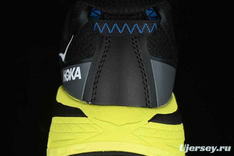 Hoka Mafate Three 2 Ultra-Lightweight Cushioned Trail Running Shoes with Vibram Outsole - 1141572 BHK