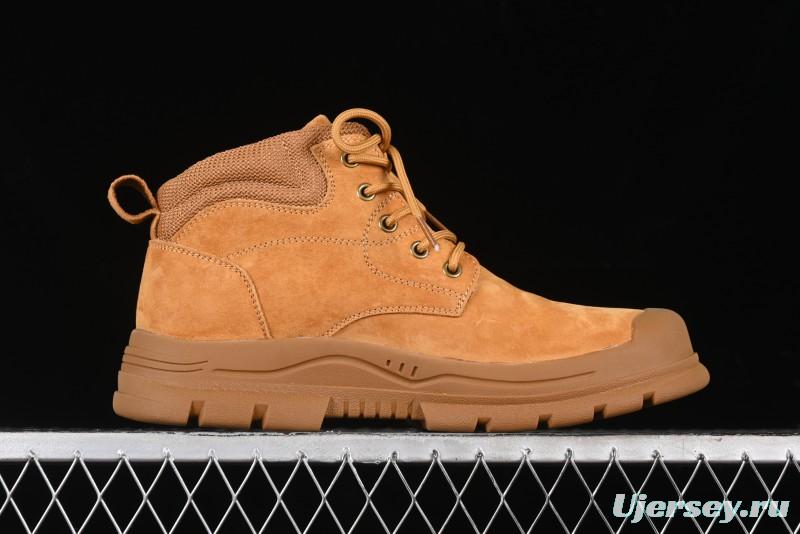 Timberland Outdoor Mid-Top Casual Martin Boots with Anti-Odor & Anti-Bacterial Insole - TB10085YELLOW