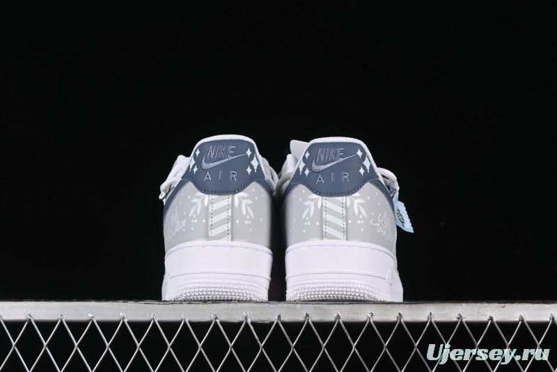 Nike Air Force 1 '07 Low Frozen Custom Paint Low-Top Casual Sneakers - ZH0316-035