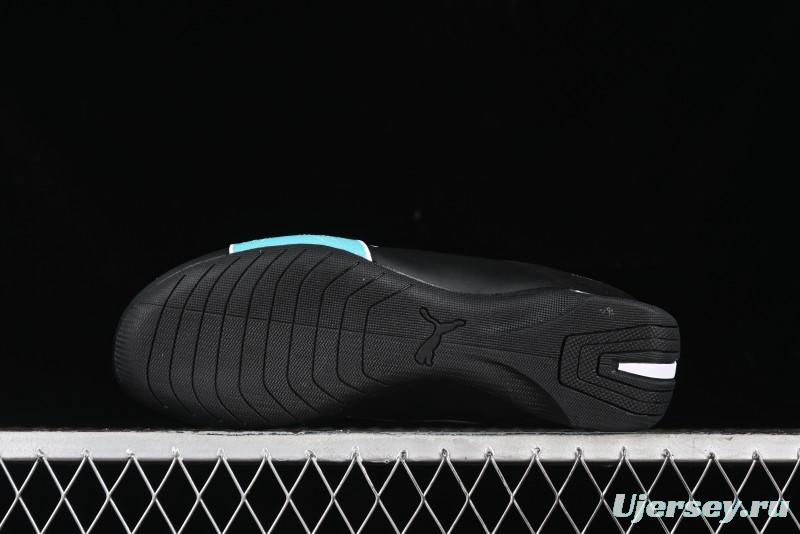 Puma Sparco Future Round Toe Lace-Up Low-Top Lifestyle Casual Shoes in Leather and Fabric - 308155-01