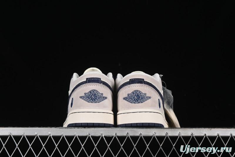 Nike Air Jordan 1 Low BAPE Collaboration Retro Basketball Shoes - WG8850-015