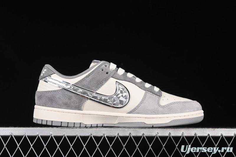 Nike SB Dunk Low UN Series - Diamond Ash Hook Anniversary High-End Custom Low-Top Casual Skate Shoes - DQ1098-518