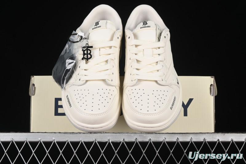 Nike Travis Scott x Fragment Design x Air Jordan 1 Low OG SP AJ1 Burberry Collaboration - BB6588-313