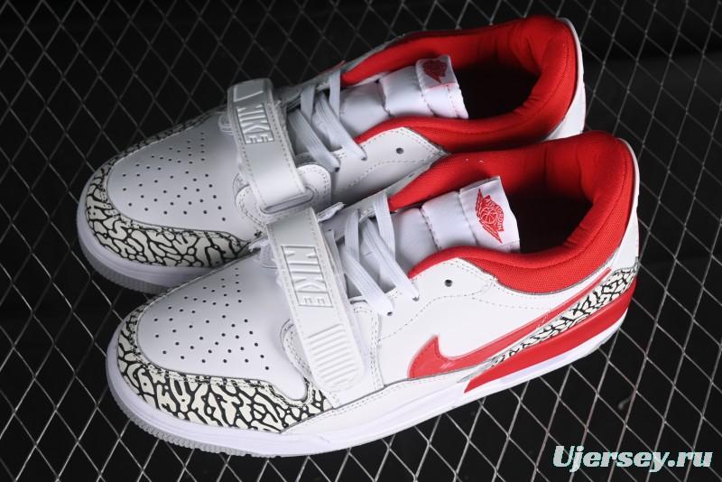 Nike Air Jordan Legacy 312 Low Sneakers with Velcro Strap and Triple Design - FQ7827-106