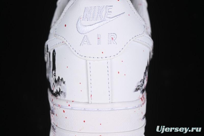 Nike Air Force 1 '07 Low Black Myth Wukong Custom Spray-Painted Gift Box Low-Top Casual Sneakers - ZH0316-045