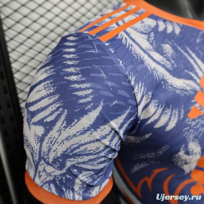 Player Version 25/26 Liverpool Blue with Orange Flaming Bird Special Jersey