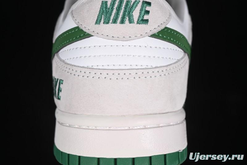 Nike SB Dunk Low Anniversary Customized Casual Sneakers with Green Swoosh - KK1888-013