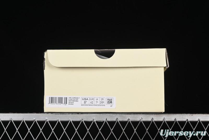 Nike Travis Scott x Fragment Design x Air Jordan 1 Low OG SP AJ1 Supreme Collaboration - XZ1168-003