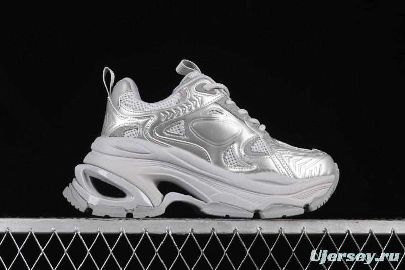 GG-CC Platform Sneakers with Chunky Sole for Casual Wear and Running - G24X9833