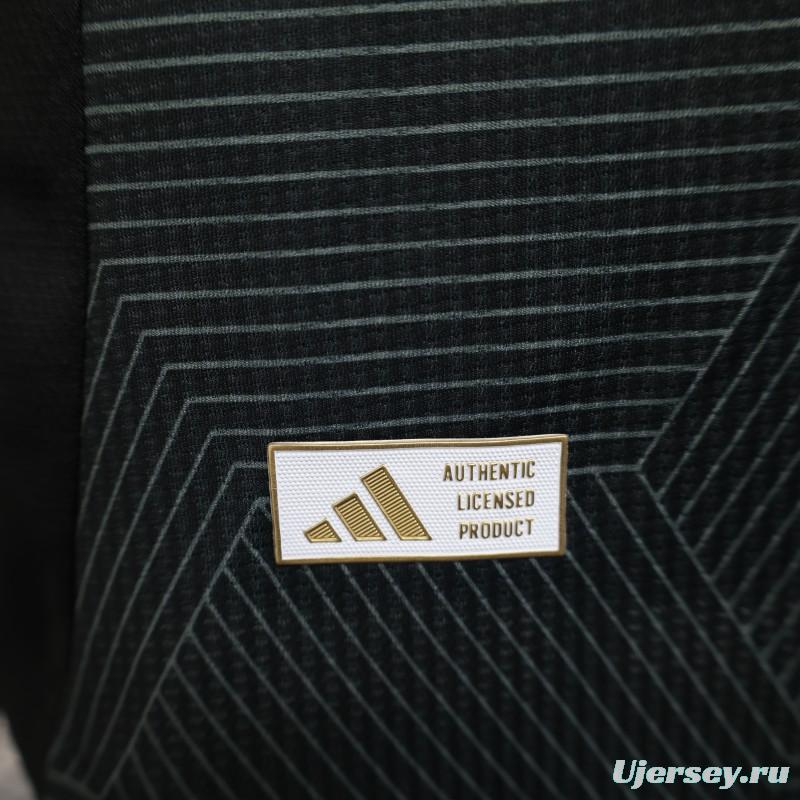 Player Version 25/26 Al-Ahli Saudi FC Black with Geometric Pattern Jersey