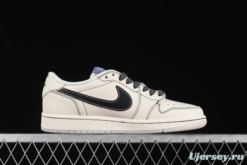 Nike Travis Scott x Fragment Design x Air Jordan 1 Low OG SP AJ1 Low Top Casual Sneakers - XY2688-111
