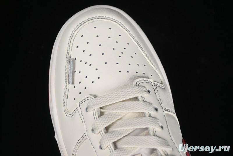 Nike SB Dunk Low SUP Collaboration - Signature Grey Check Anniversary High-End Custom Low-Top Casual Skate Shoes DJ2024-030