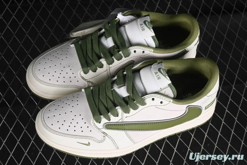 Nike Travis Scott x Fragment Design x Air Jordan 1 Low OG SP AJ1 Supreme Collaboration - XZ2268-002