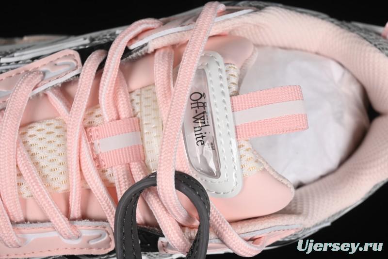 Off-White Be Right Low-Top Lifestyle Sneakers in White Pink - X.E5