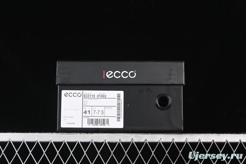 ECCO Street Light Series Autumn Platform Round Toe Versatile Casual White Sneakers 63311901002