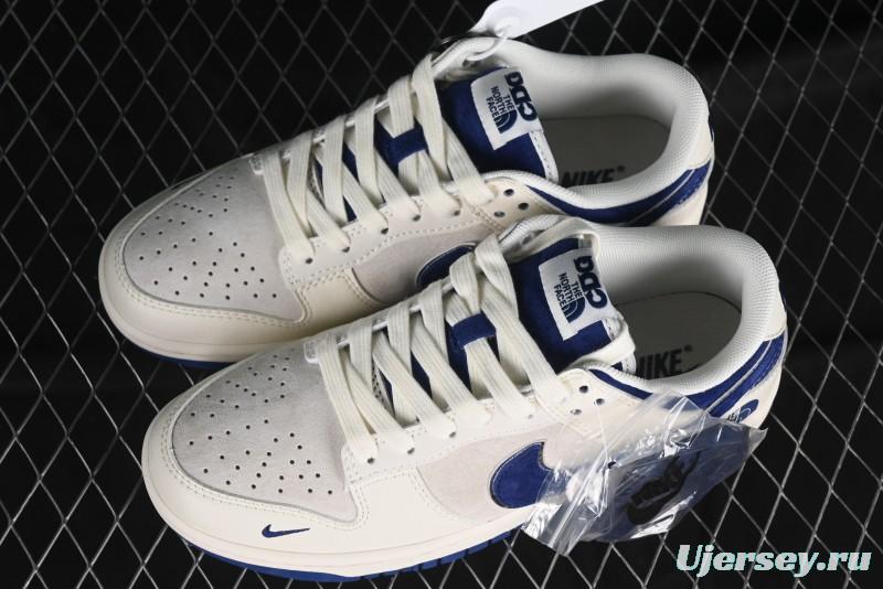 Nike SB Dunk Low The North Face Collaboration - Anniversary Edition Customized Low-Top Casual Skate Shoes - DQ10998-512