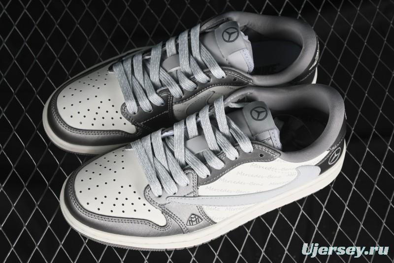 Nike Travis Scott x Fragment Design x Air Jordan 1 Low OG SP AJ1 Culture Casual Sneakers - AG3702-802