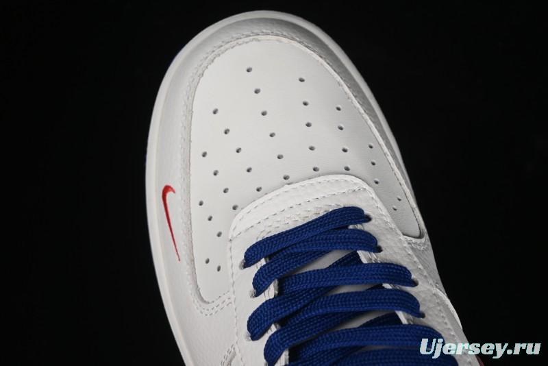 Nike Air Force 1 '07 Low Champion Collaboration - Blue White Red Low-Top Casual Sneakers - KK1988-002