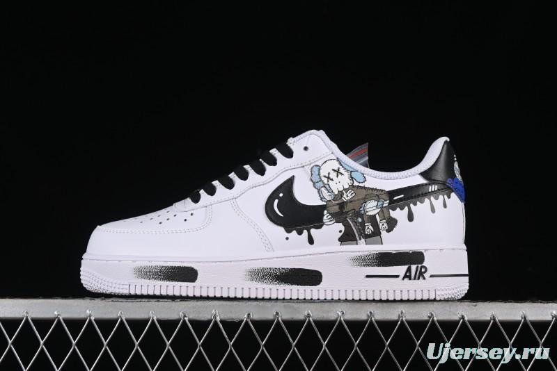 Nike Air Force 1 '07 Low Kaws Bear Collaboration Casual Sneakers - CW2288-111