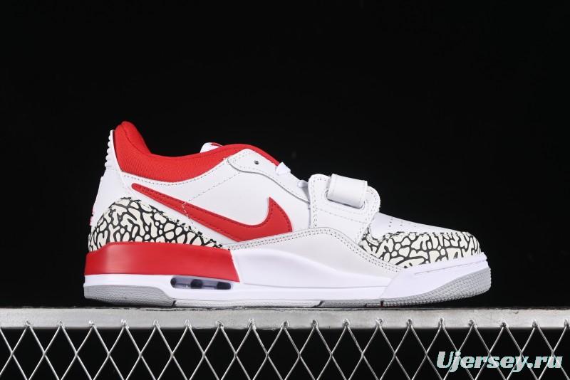 Nike Air Jordan Legacy 312 Low Sneakers with Velcro Strap and Triple Design - FQ7827-106