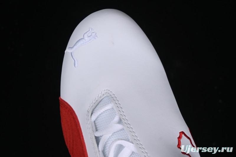 Puma Sparco Future Round Toe Lace-Up Leather Fabric Low-Top Lifestyle Casual Shoes - 308585-02