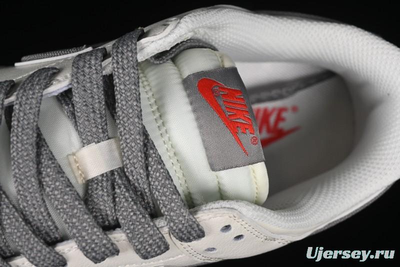 Nike SB Dunk Low Supreme Collaboration - Beige Canvas Swoosh Anniversary High-End Custom Low-Top Casual Sneakers - XX2025-108