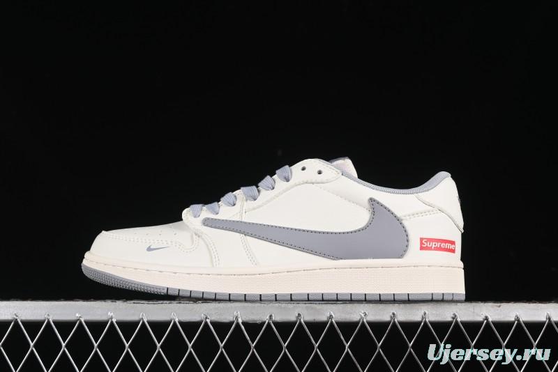 Nike Travis Scott x Fragment Design x Air Jordan 1 Low OG SP AJ1 Supreme Collaboration - XZ1168-003