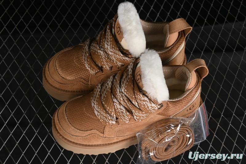 UGG Classic Ultra Mini Mel Dual-Color Lace-Up Low-Top Casual Shoes - 1144032