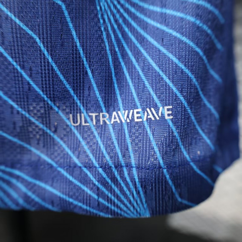Player Version 25/26 RB Bragantino Blue with Geometric Pattern and Red Bull Logo Jersey