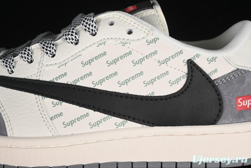 Nike Travis Scott x Fragment Design x Air Jordan 1 Low OG SP AJ1 Supreme Collaboration - XY2688-120