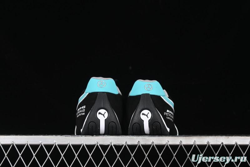 Puma Sparco Future Round Toe Lace-Up Low-Top Lifestyle Casual Shoes in Leather and Fabric - 308155-01