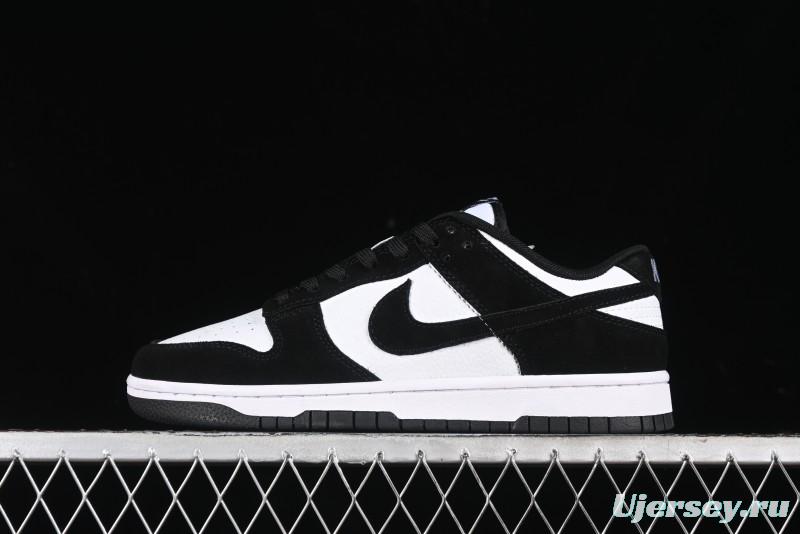 Nike Dunk Low Suede Panda Casual Sneakers - FQ8249-100