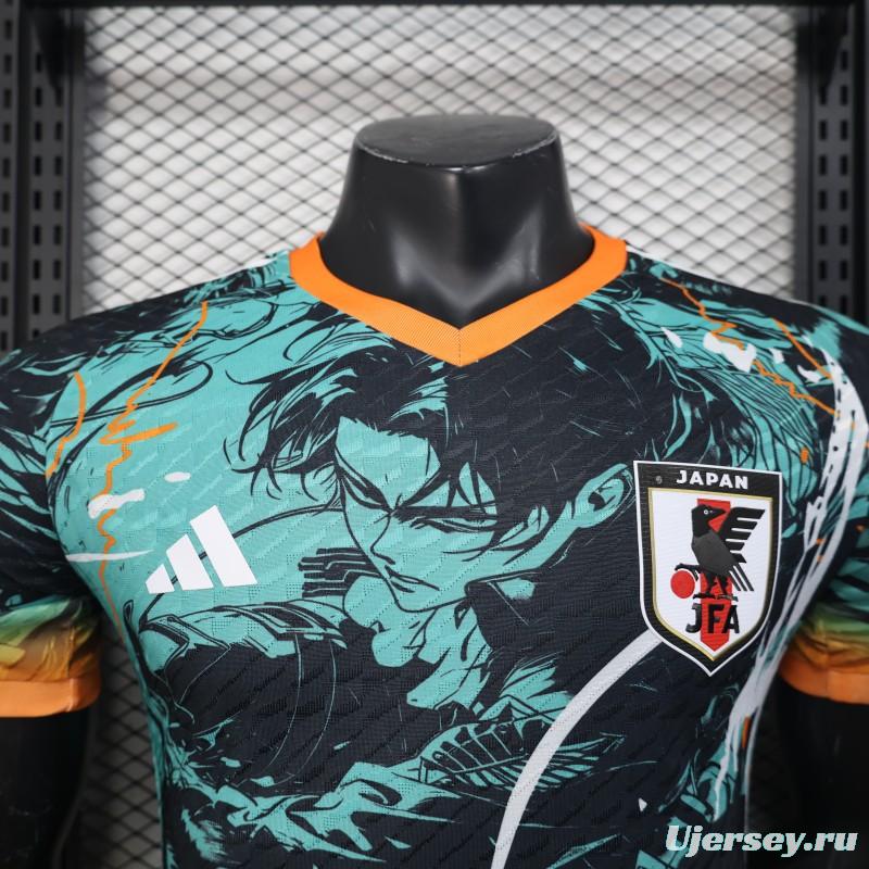 Player Version 2025 Japan Teal with Anime Warrior Jersey