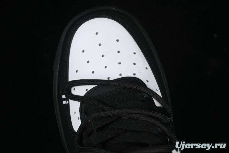 Nike Air Force 1 '07 Low Retro Street Spray White Peach Bubble Casual Sneakers - ZH0316-038