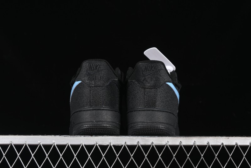 Nike Air Force 1 '07 Low Cleanfit Custom Official Bestseller Black Blue Starry Sky Full Diamond Casual Sneakers - ZH0316-042