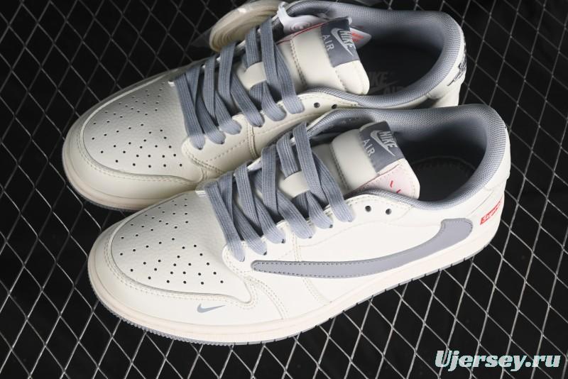 Nike Travis Scott x Fragment Design x Air Jordan 1 Low OG SP AJ1 Supreme Collaboration - XZ1168-003