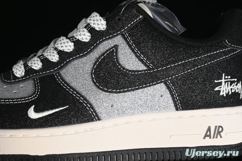 Nike Air Force 1 '07 Low Stussy Collaboration - Starry Sky Low-Top Casual Sneakers - XZ1968-518